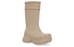 Balenciaga X Crocs Boot Beige Rubber Women"s