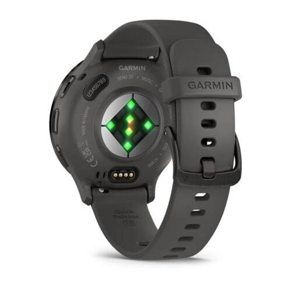Часы Garmin Venu 3s серый с темно-серым безелем, 010-02785-00
