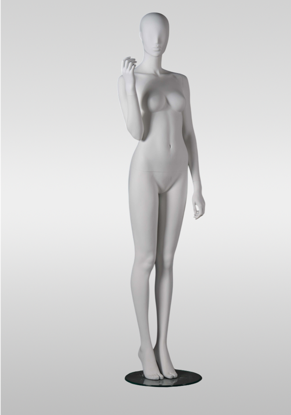 Женский абстрактный манекен Flora-1/Белый матовый
