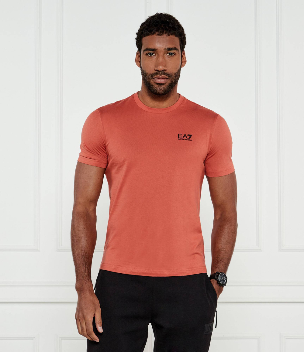 Футболка EA7 - оранжевый(8NPT25 PJVPZ)