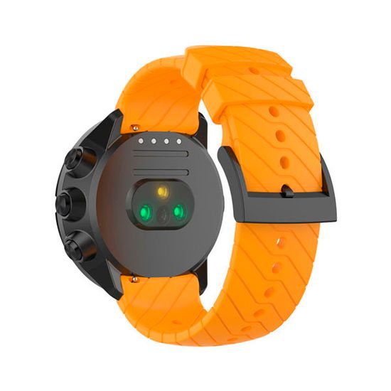 Силиконовый ремешок Suunto 24 mm для 9 / 9 Baro / 7 / D5 / Spartan Sport быстросъемный (Athletic 3) (Серый)