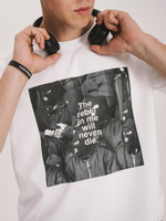 Футболка IAMREBEL Маски Белый