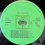 Peggy Lee - Miss Peggy Lee (Голландия 1970г.)