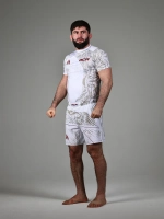 Шорты ACA для единоборств WHITE укороченные