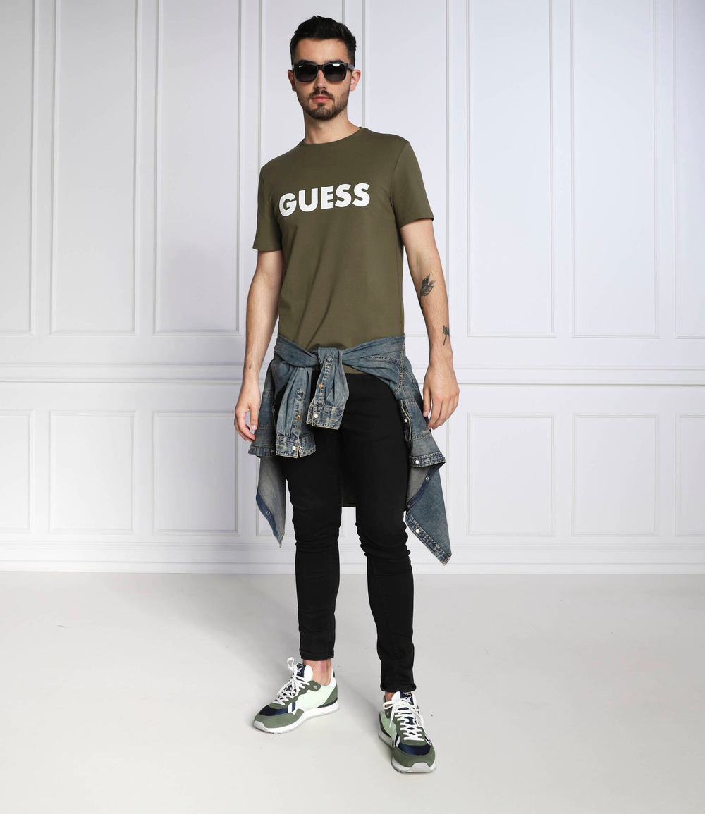 футболка labyrinth GUESS - зеленый(M2YI42 J1311)