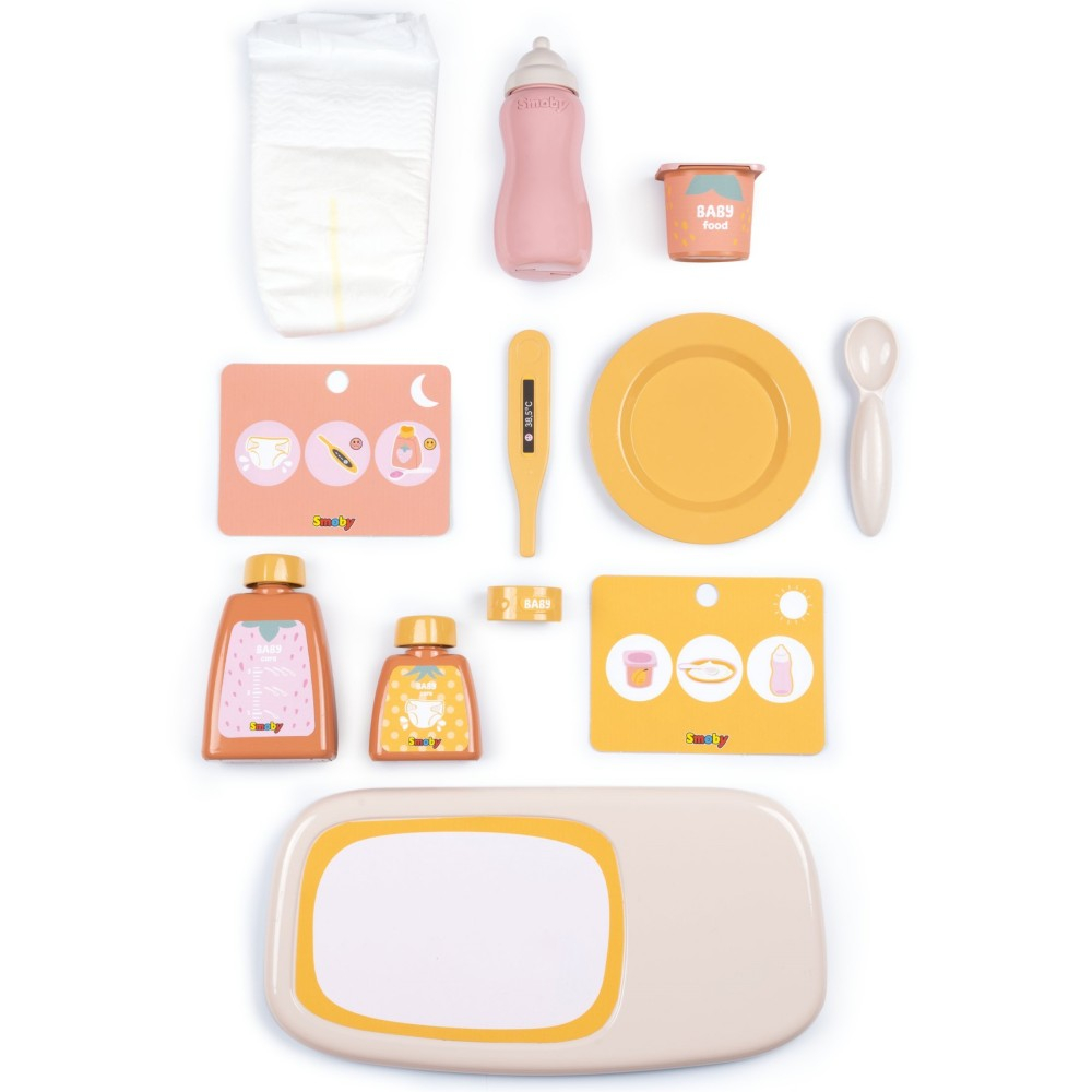 Smoby Baby Nurse - Walizka опекунки + 13 аксессуаров Для куклы 42 см 220385