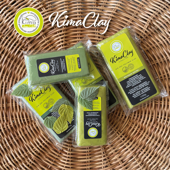 KimaClay полимерная глина | ЭВКАЛИПТ | 100g