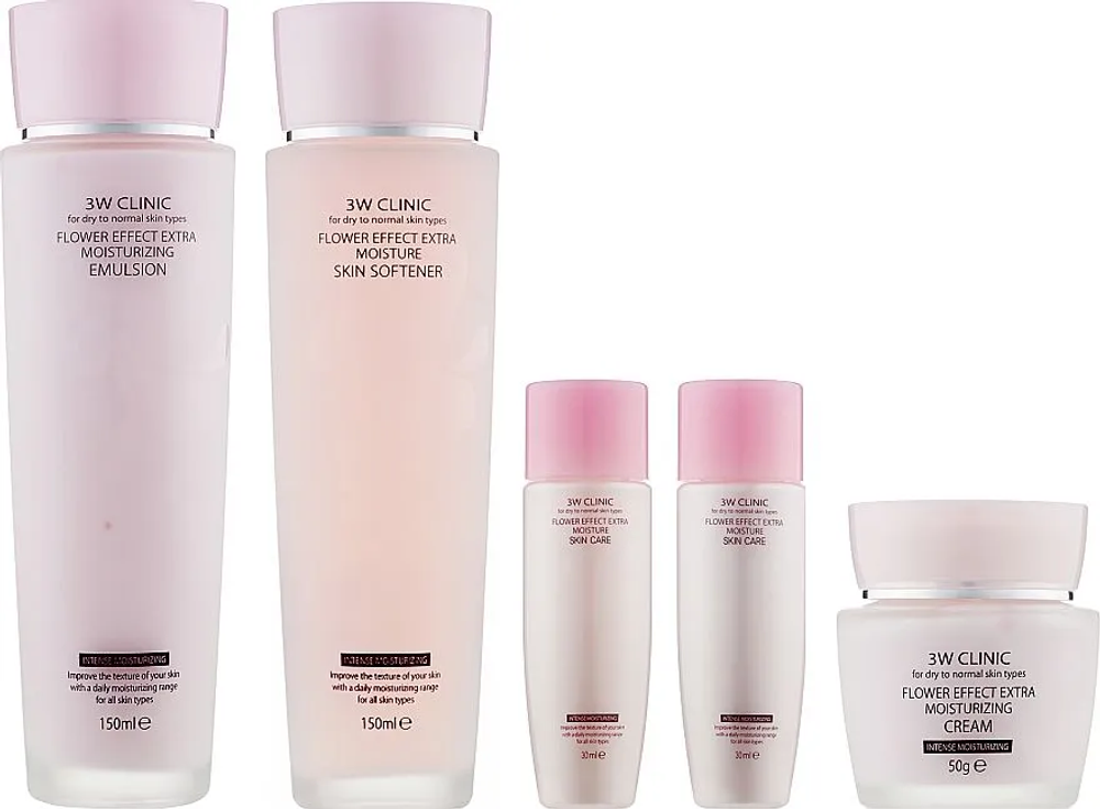 3W Clinic Flower effect extra moisturizing
