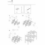 Деревянный стеллаж для дома и сада из массива сосны, белый