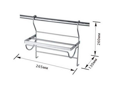 Рейлинг держатель для бумажного полотенца  CWJ207 (K207)  (4814)