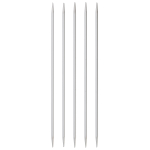 Спицы PRYM чулочные алюминий d 2.5 мм 20 см 5 шт с острием на обоих концах