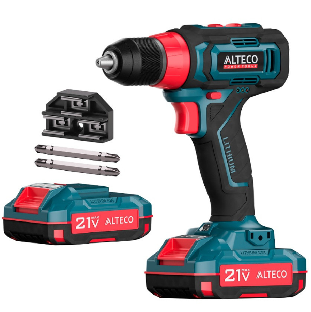 Дрель-шуруповерт аккумуляторная Alteco CD 21-35 X2 78075