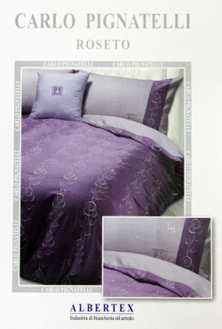 Постельное белье 2 спальное евро Carlo Pignatelli Roseto Pink Италия фото