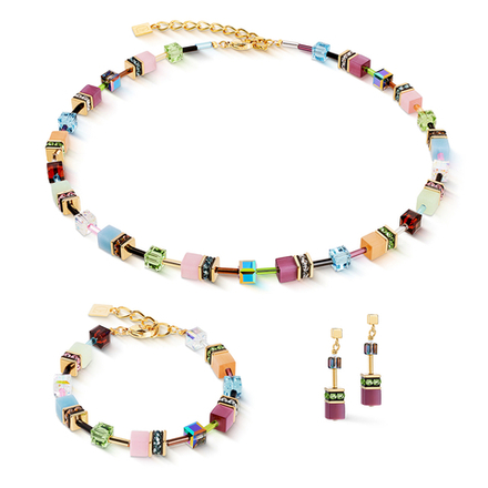 Серьги Coeur de Lion Multicolour Art Nouveau 2838/21-1578