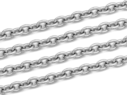 Цепь овальная 6мм, сталь