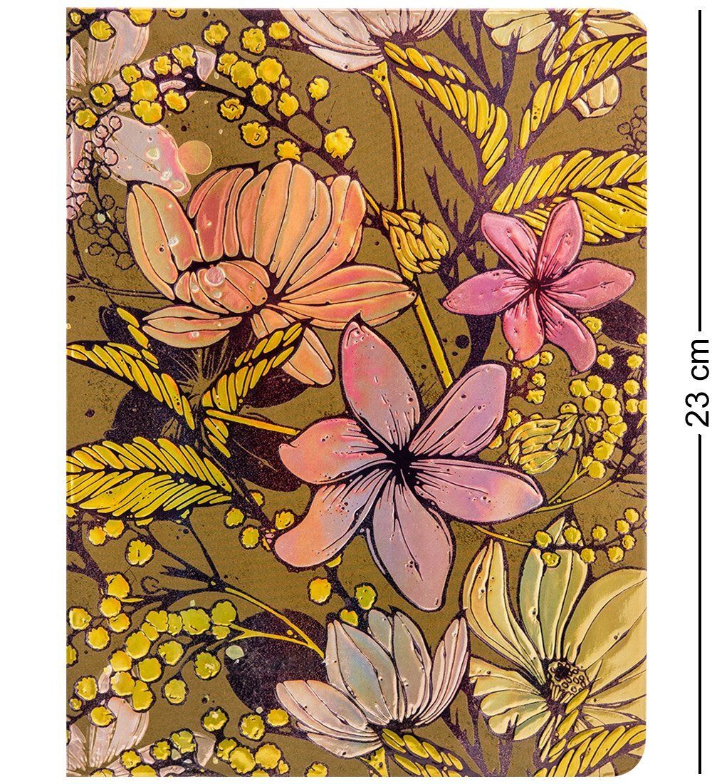 BM-02/4 Блокнот бол. «Весенние цветы» (3D твердая обложка)