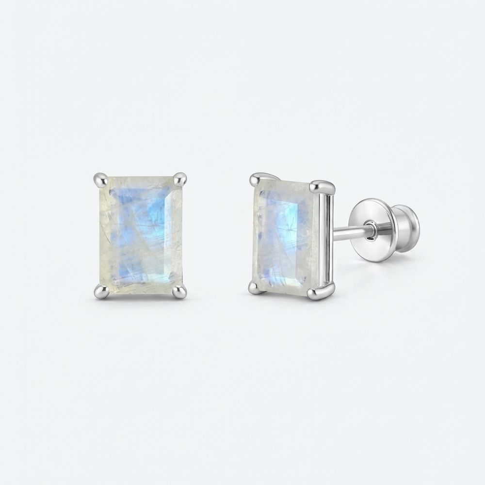 Серьги Сингапур с горным хрусталем