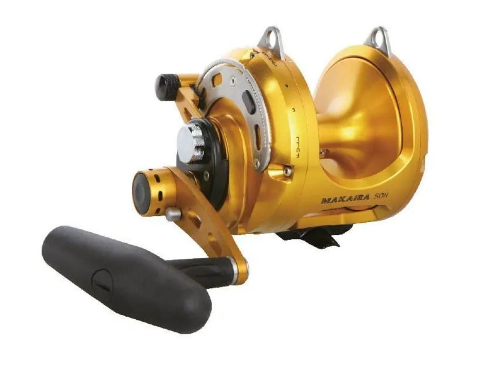 Катушка мультипликаторная Makaira 50II Two Speed Lever Drags