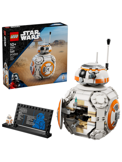 Конструктор Лего Звёздные Войны BB-8 75452 | LEGO Star Wars BB-8 Astromech Droid сборная фигурка дроида 569 деталей 10+