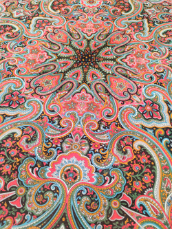 Павловопосадский платок Поцелуй русалки 1928-5