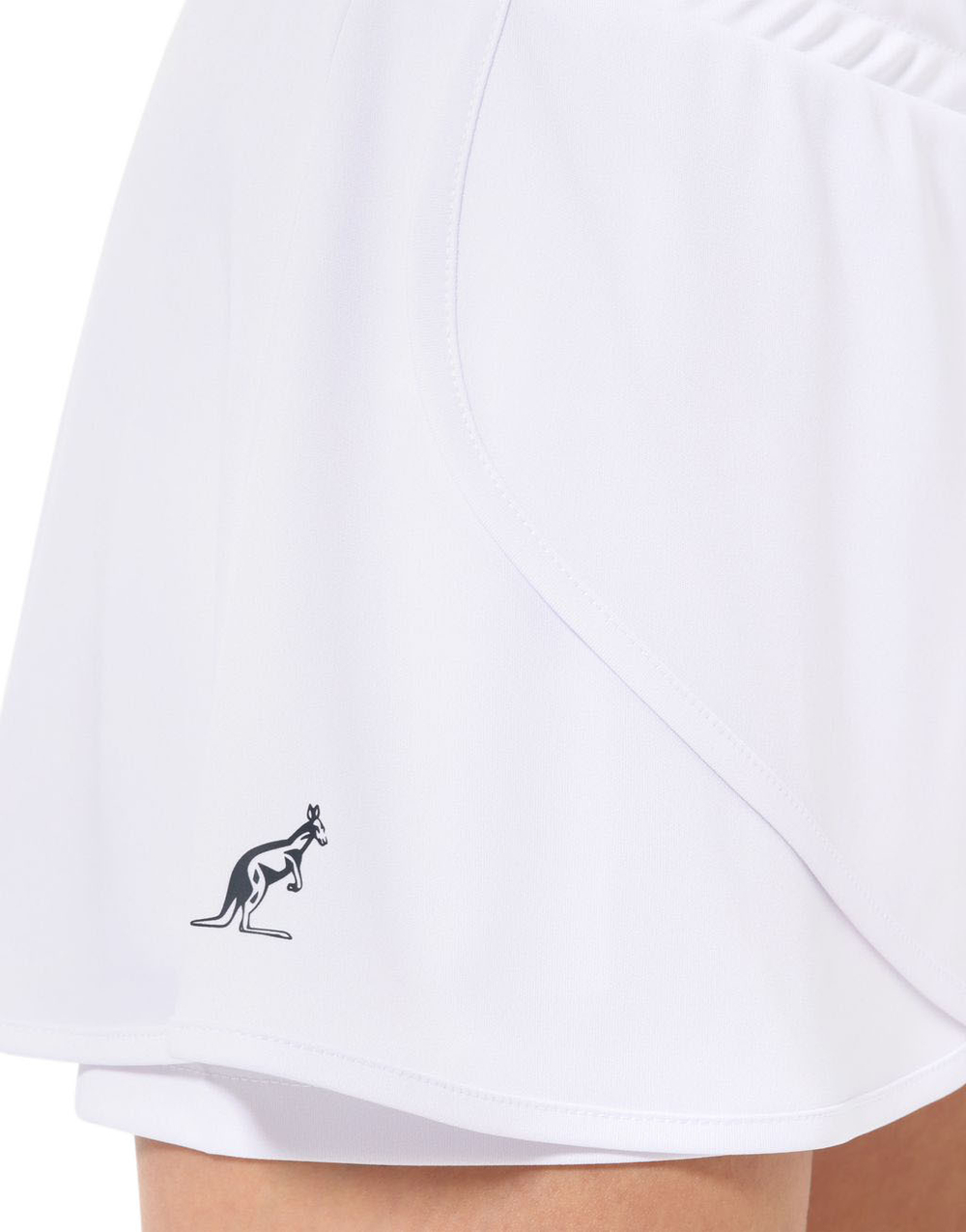 Теннисная юбка Australian Short Ace With Skirt - White