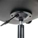 Кресло оператора Helmi HL-M10 "Portable", ткань серая, пиастра