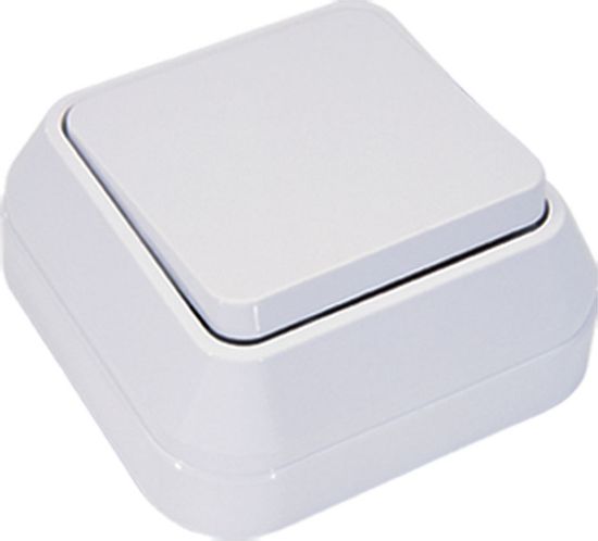 Выключатель MAKEL 1-кл бел. о/п 10А 250В