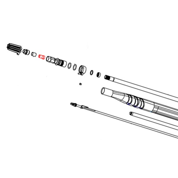 Амортизатор поршня Mares пластик HF - EVO - Sten11