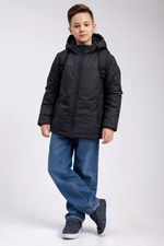 Куртка демисезонная для мальчика "HN-11" черный