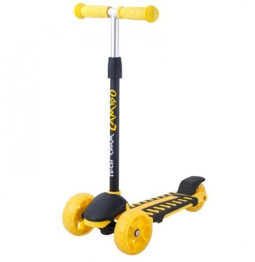 Самокат Tech Team Lambo yellow 1/4 жёлтый