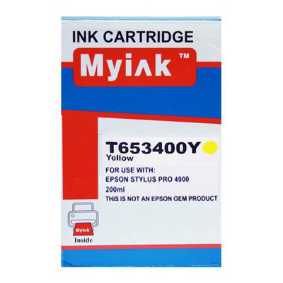 Картридж для (T6534) EPSON St Pro 4900 Yellow MyInk, Уценка