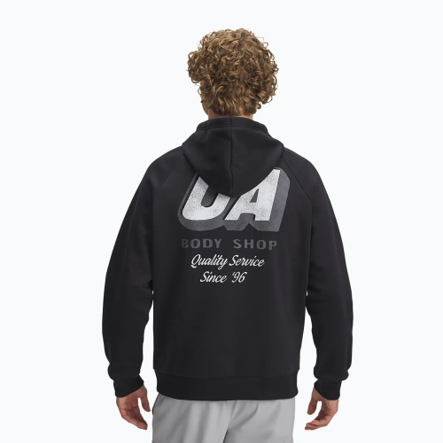 Худи Under Armour Rival Fleece HBR Logo чёрная