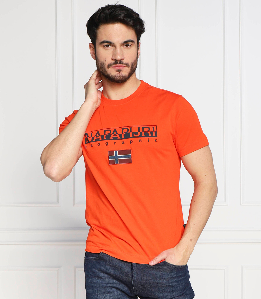 футболка s-ayas Napapijri - оранжевый(NP0A4GDQ)