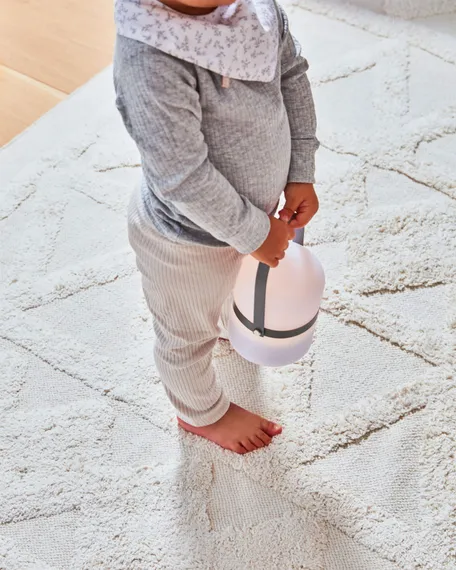 Переносная настольная лампа Ridley светло-серая