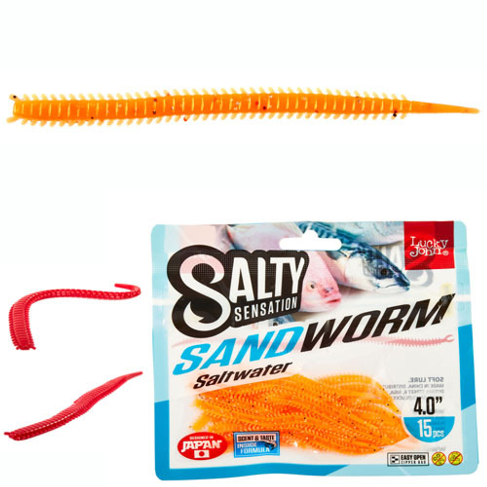 Черви съедоб. искусст. LJ  Salt Water SANDWORM 2.0in (05.00)/F29 24шт.
