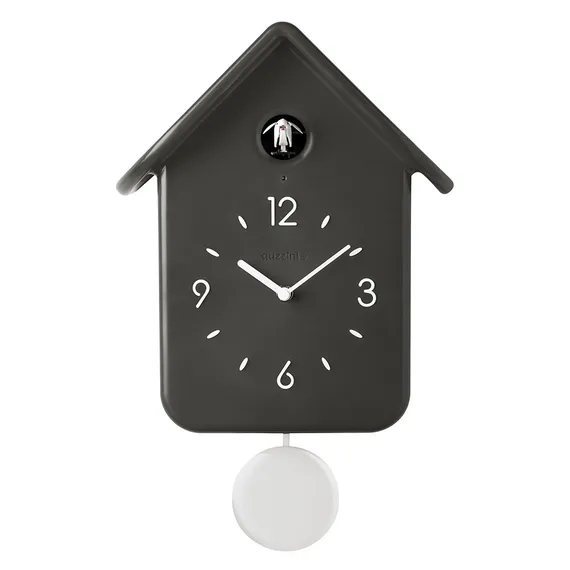Часы с кукушкой qq, черные