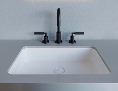 Раковина каменная подстольная матовая 53x38 Salini MAREA 09 1802209MRF окрашена по RAL