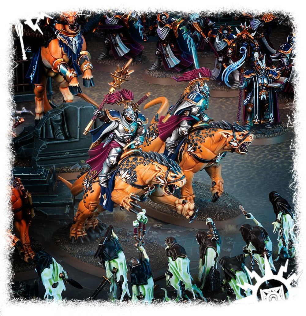 Stormcast Eternals Evocators on Celestial Dracolines