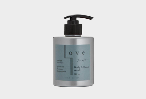 Love Tea Art Гель для душа и рук Зелёный чай, Виноград и Лемонграсс 300 мл