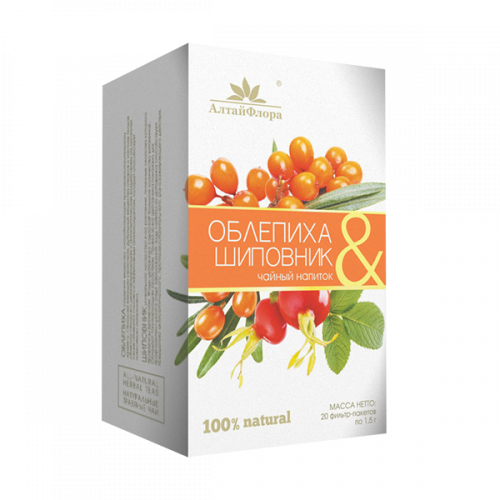 Травяной чай «Облепиха и шиповник» (1,59 б)