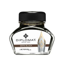 Чернила для перьевой ручки Diplomat Ink-30 sepia черно-коричневые (D41001001)