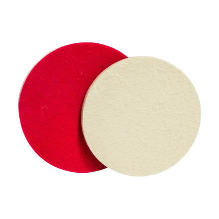 Круг полировальный из натурального войлока под липучку 125 мм "РОСОМАХА" (461125)