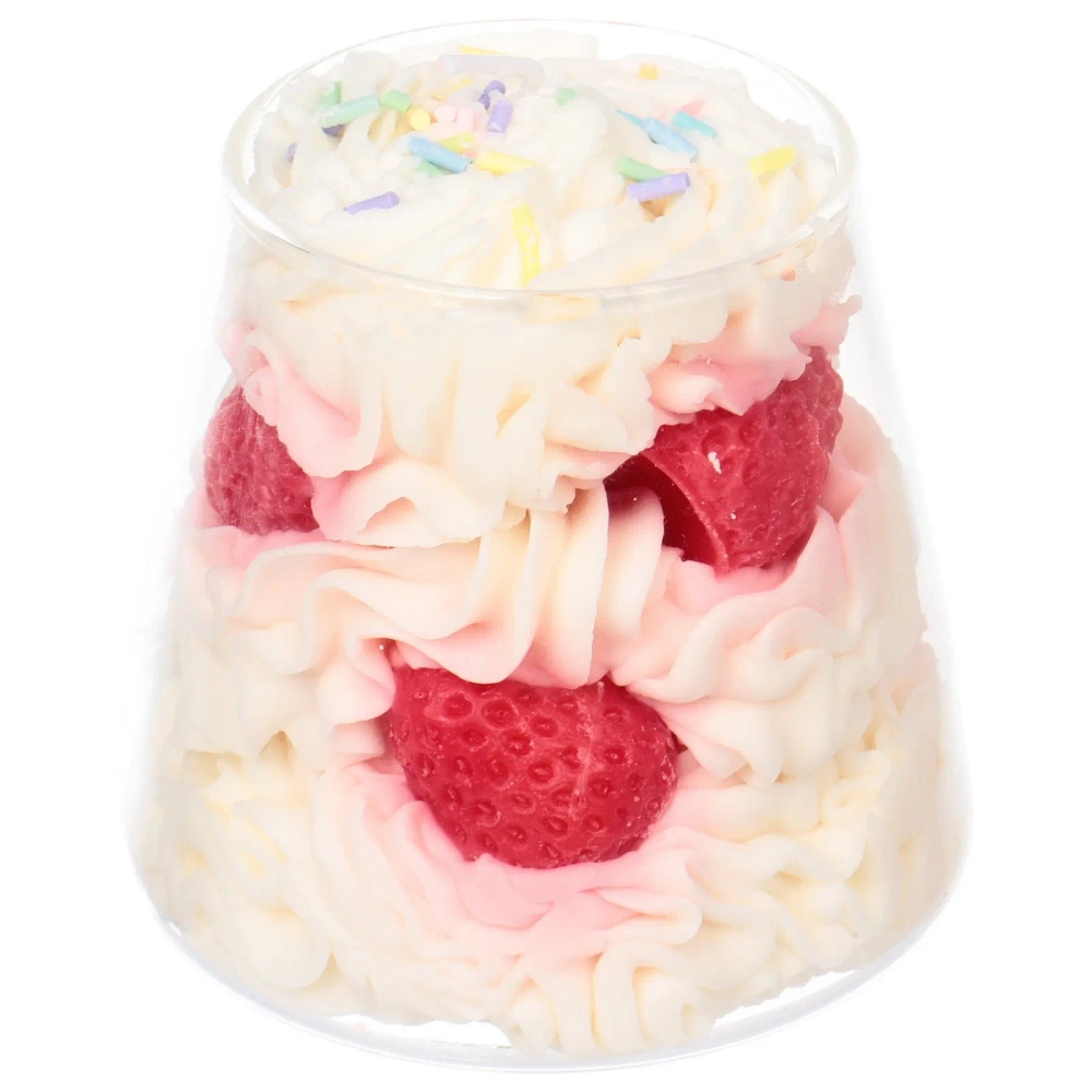 Свеча «Взбитые сливки» 8,5*8,5 см (297 гр), (упаковка 8*8*14 см)