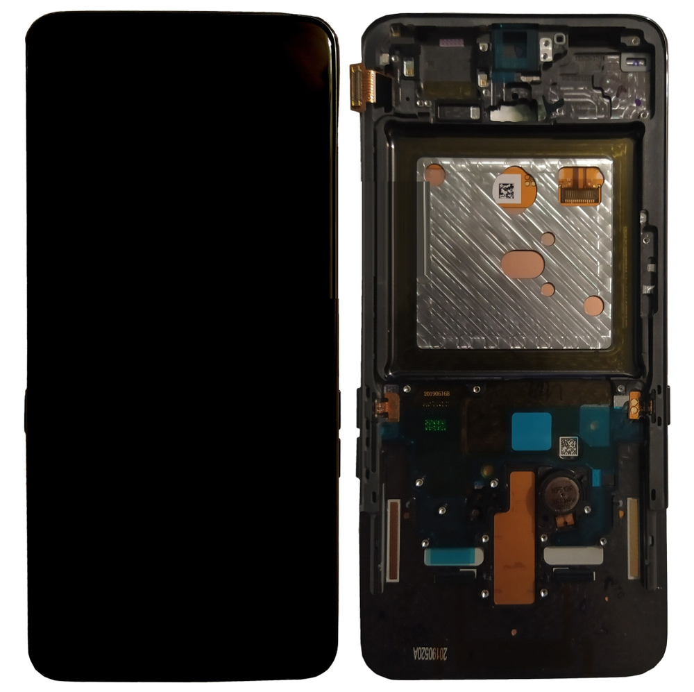Дисплей для Samsung A805F (A80) модуль Черный - OR (SP)
