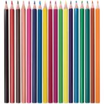 Карандаши цветные пластиковые ArtSpace "Подводный мир", 18цв., заточен., картон, европодвес