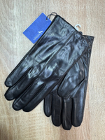 Перчатки.Мужские.Кожаные.Люкс качества. Подклад: трикотаж-шерсть. 5 шт в упаковке.
