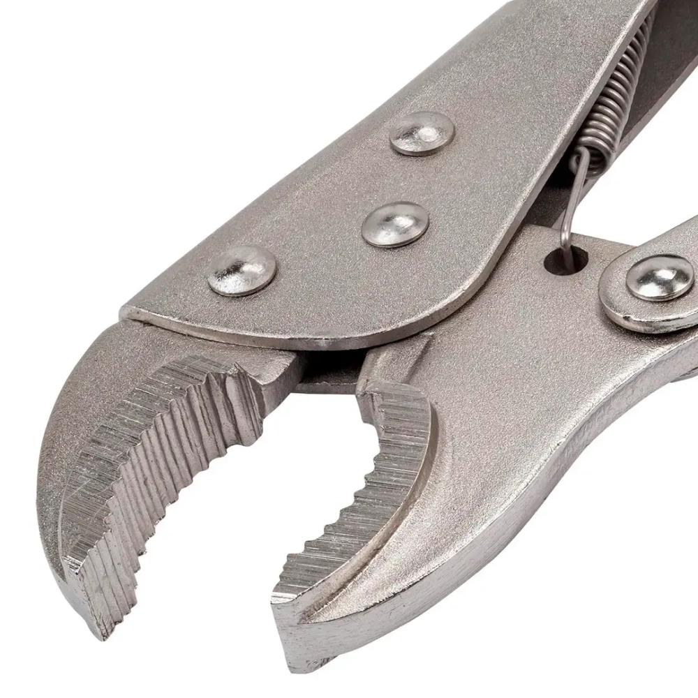 Зажим гейферный c ''овальными губками''10''-250мм, в блистере RockForce##Rock FORCE RF-614F250