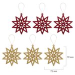 Шары ёлочные НАБОР 53 предмета, "Gold Wine", бордовый/золото, пластик, ЗОЛОТАЯ СКАЗКА, 592182