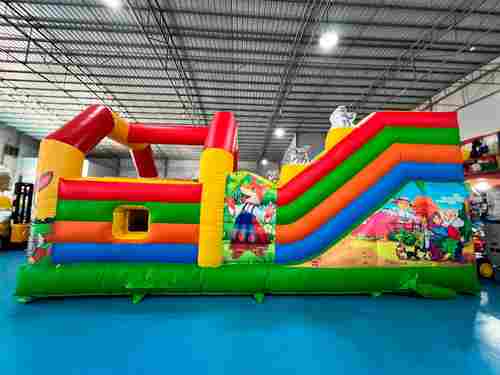 Коммерческий надувной батут «Добрая русская сказка 4», 8*4*5 м