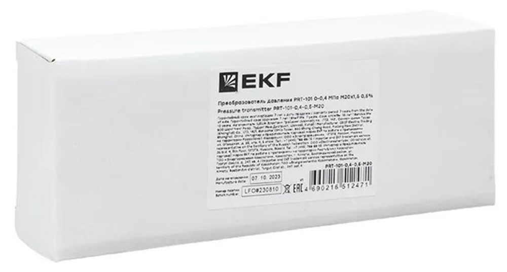 Преобразователь давления  EKF PRT-101-0.4-0.5-M20